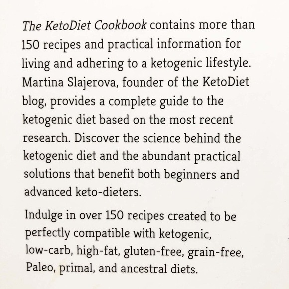 The KetoDiet Cookbook by Martina Slajerova Paperback Over 150 Low Carb Recipes - Picture 5 of 6